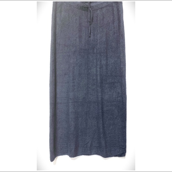 Barefoot Dreams Cozy Chic Lite Long Black Skirt 1X - Picture 3 of 8